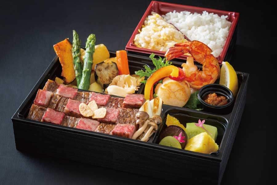 海山弁当(黒毛和牛)