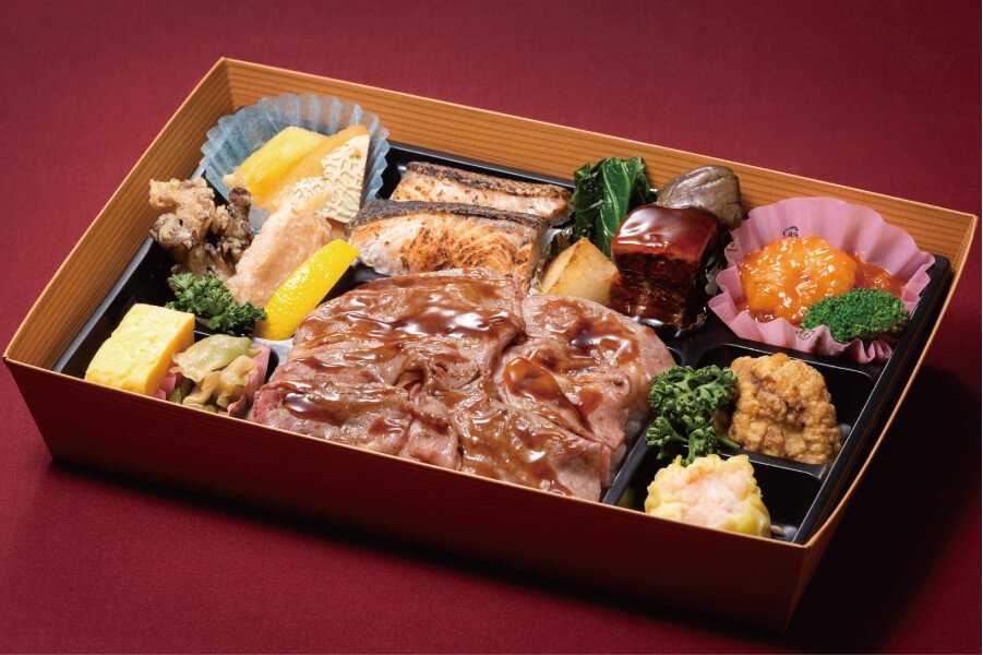 たっぷりおかずの中華風焼肉弁当